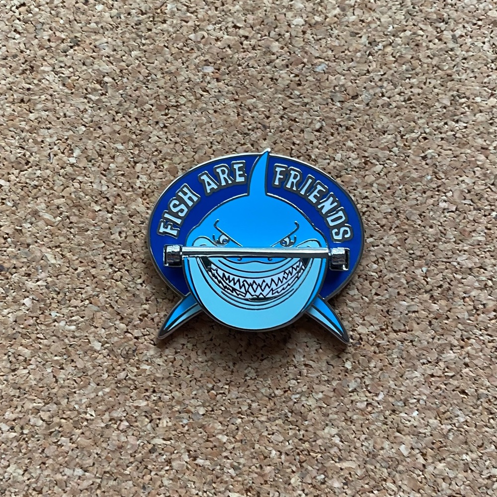 Interactive Disney Pin: Bruce Fish are Friends NOT Food